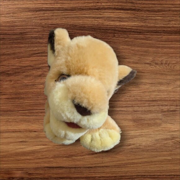 Lion Cub Plush Toy Tan Brown Stuffed Animal Lemonwood Asia Ltd Realistic 11" - Picture 2 of 9
